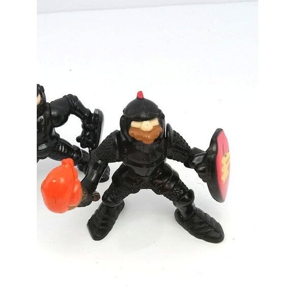Fisher Price Great Adventures Black Knights Lot Figures - Picture 5 of 11